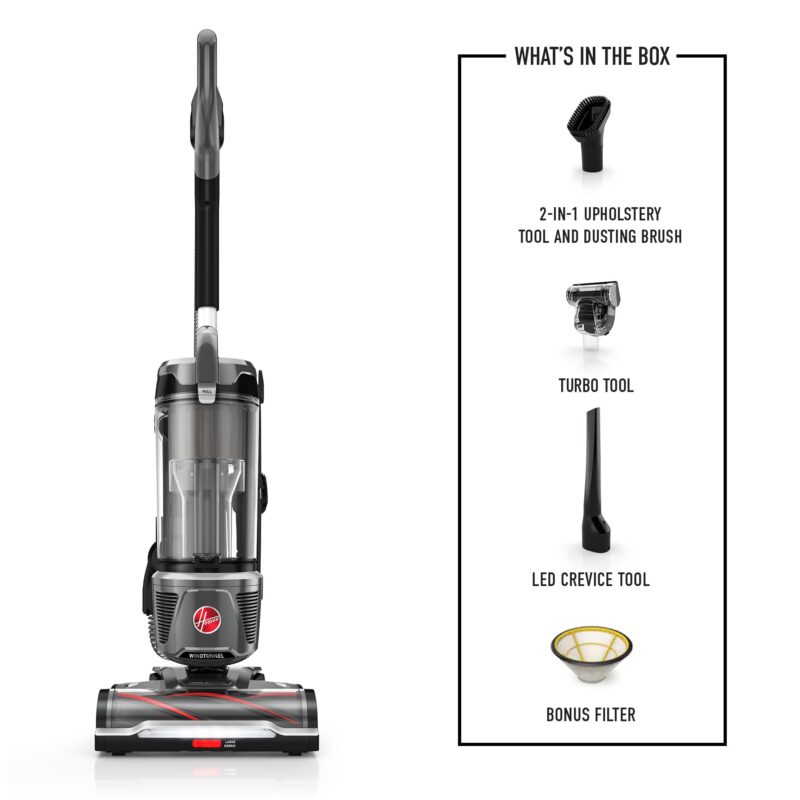 WindTunnel Tangle Guard Upright Vacuum with LED Crevice Tool - Image 3