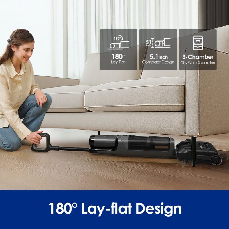 Tineco FLOOR ONE i6 Stretch Cordless Wet Dry Vacuum Cleaner - Image 4