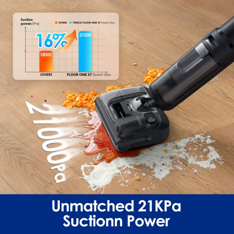 Tineco FLOOR ONE S7 Stretch Ultra Cordless Wet Dry Vacuum Cleaner - Image 6