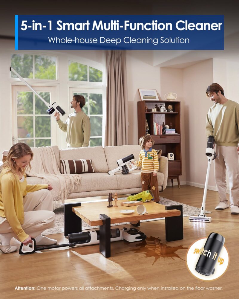 Tineco FLOOR ONE SWITCH S6 Stretch Wet Dry Vacuum Cleaner - Image 2