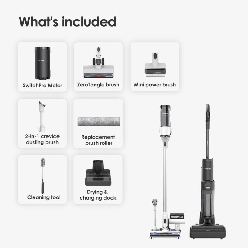 Tineco FLOOR ONE SWITCH S7 Wet Dry Vacuum Cleaner - Image 9
